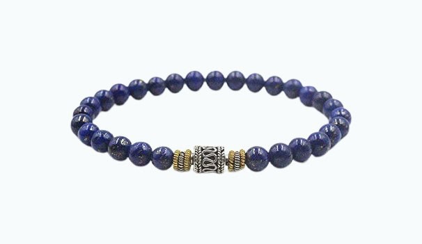 Lapis Lazuli Bead Bracelet