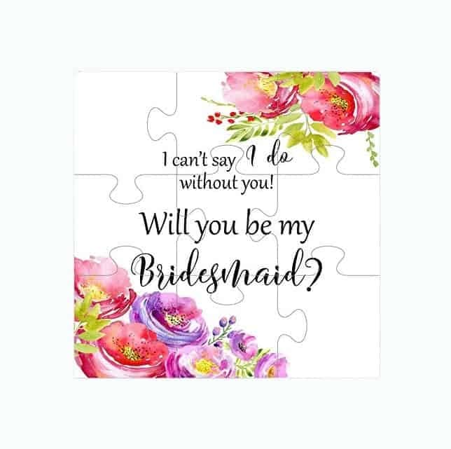 Bridesmaid Proposal Puzzle