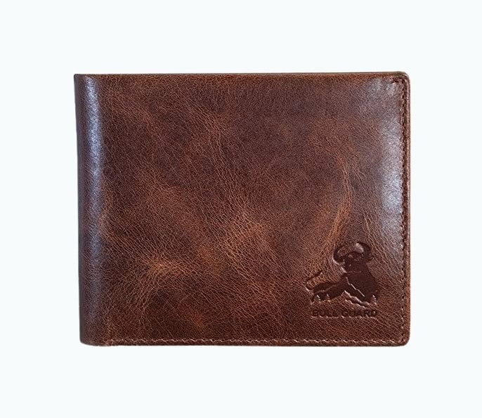 Mens RFID Blocking Bifold Wallet