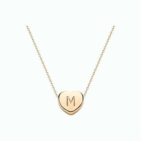 Initial Heart Necklace