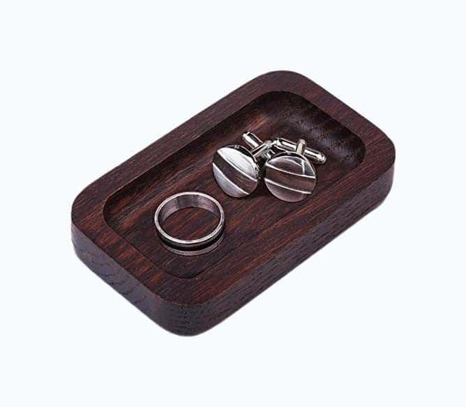 Wooden Ring Holder For Men