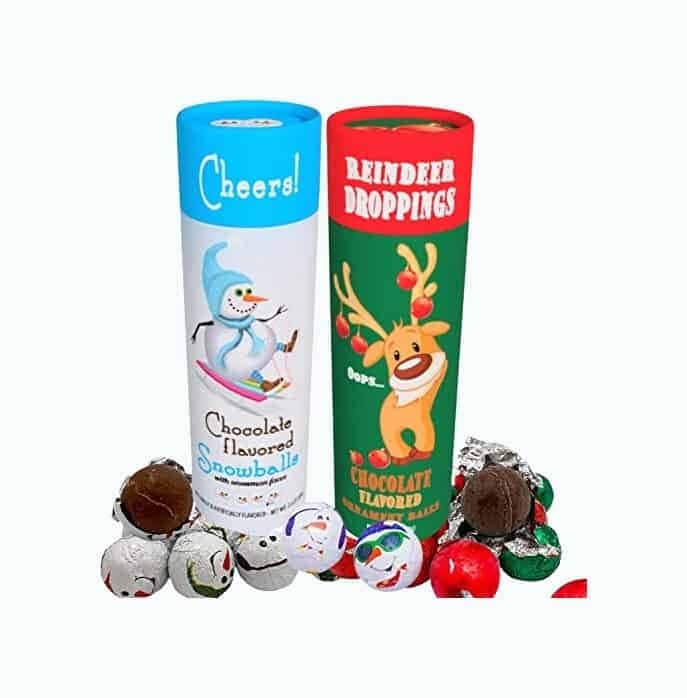 Reindeer Poop & Chocolate Snowballs Set