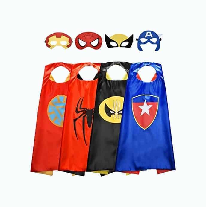 Superhero Capes for Kids 3-10 Years Old