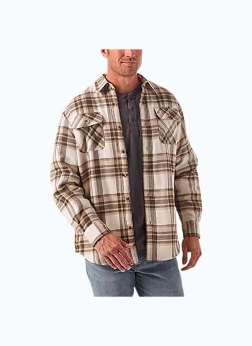 Wranglers Sherpa-Lined Shirt Jacket