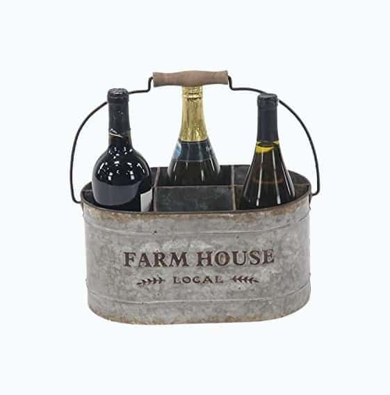 Metal Wine Caddy