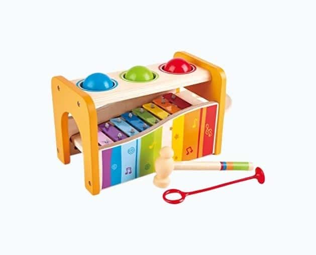 Hape Pound & Tap Bench With Xylophone