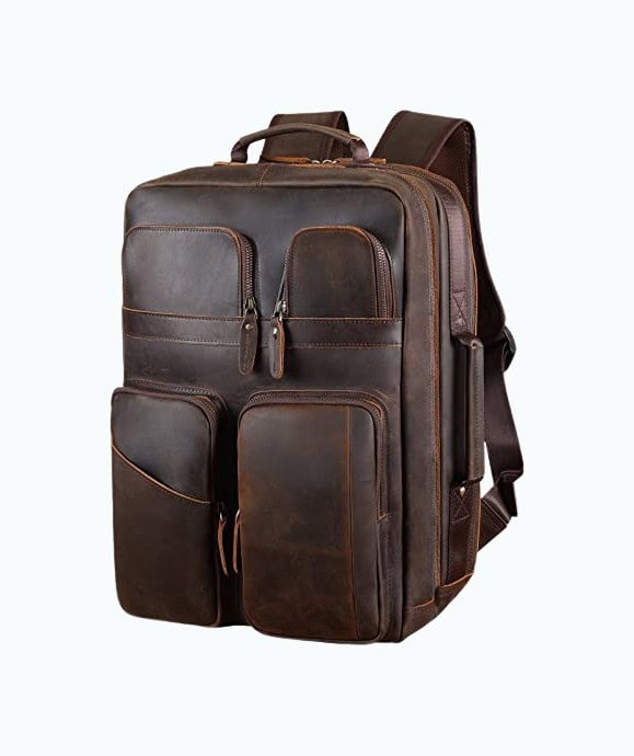 Vintage Leather Backpack