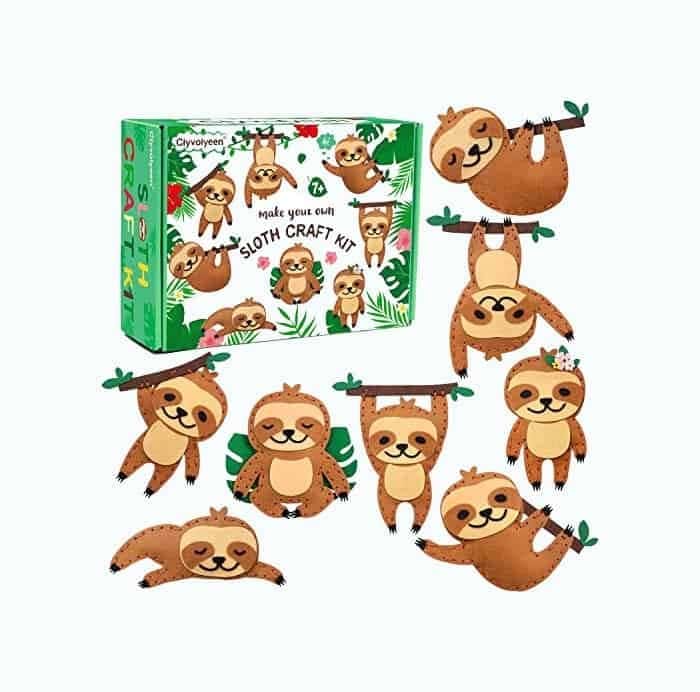 Sloth Sewing Craft Kit