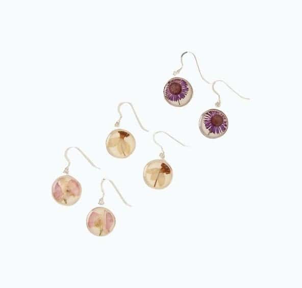 Birth Flower Earrings