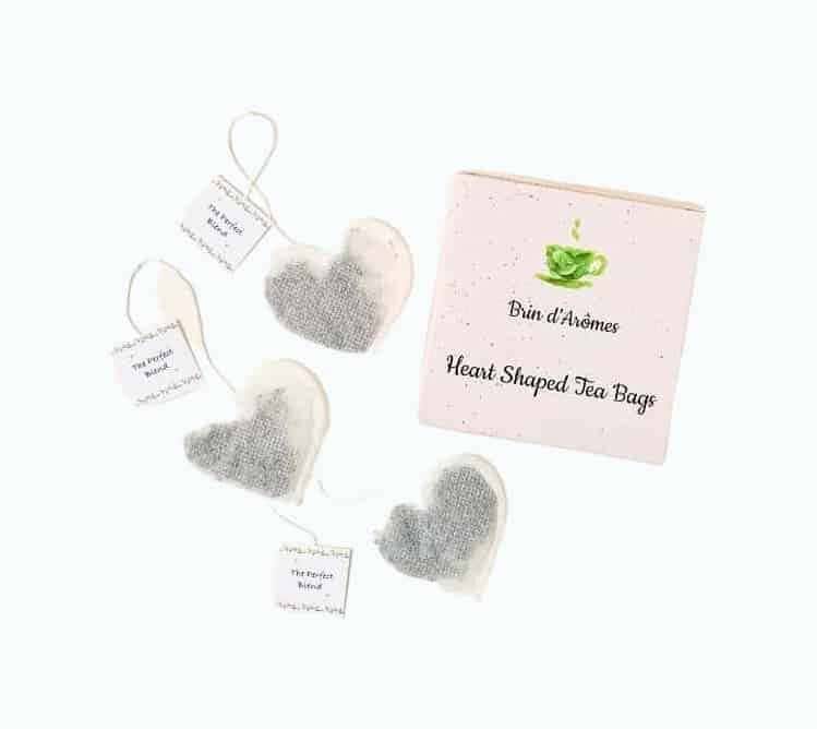 Heart-Shaped Tea Bags