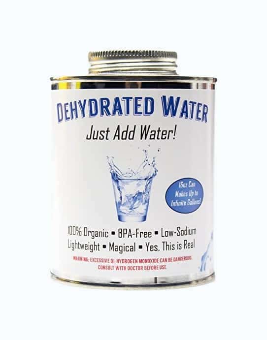 Dehydrated Water Can