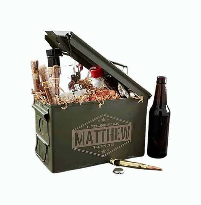 Groomsmen Personalized Ammo Can