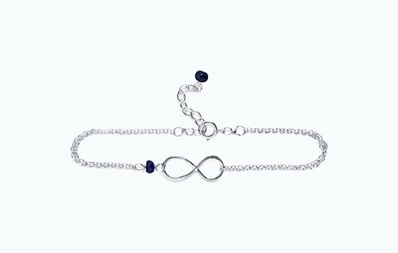 Sapphire Infinity Bracelet