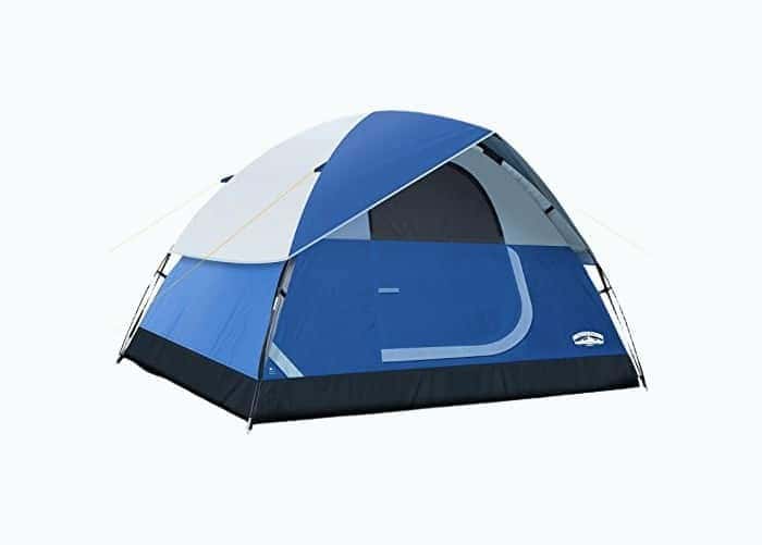 6 Person Family Dome Tent with Removable Rain Fly