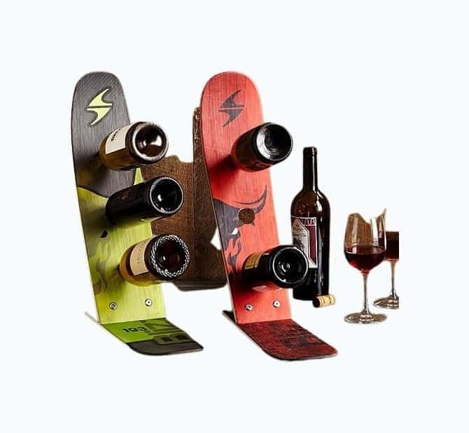 Snow Ski Wine Rack