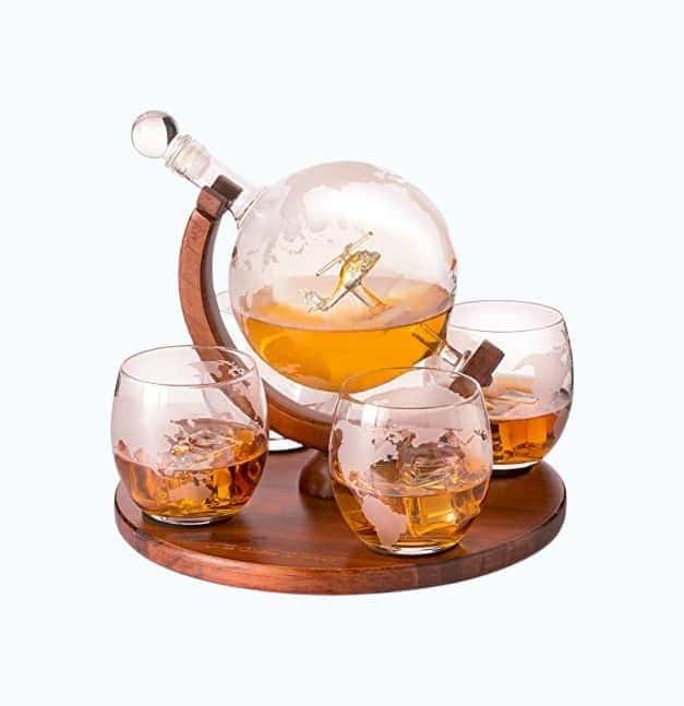 Helicopter Whiskey Decanter