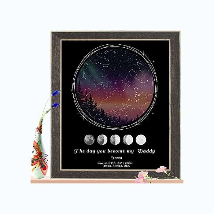 Personalized Star Map Sympathy Gift