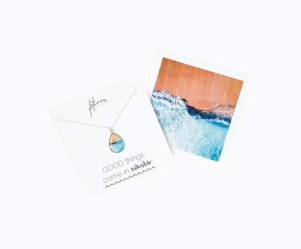 Go To Your Happy Place - Ocean Necklace