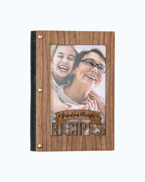 Personalized Recipe Card Book