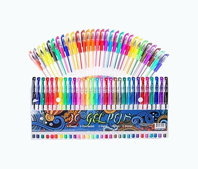 Gel Pens For Adult Coloring Books