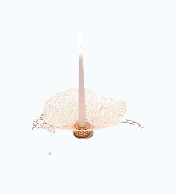 Shadow Leaf Candleholder