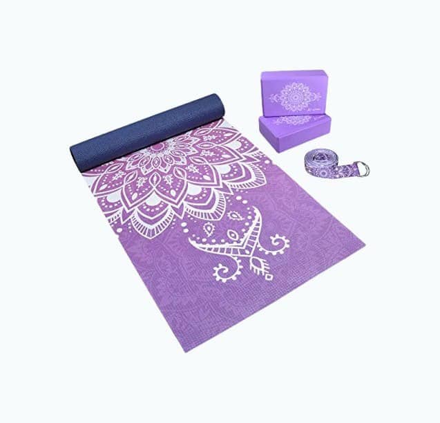 Complete Yoga Mat Gift Set