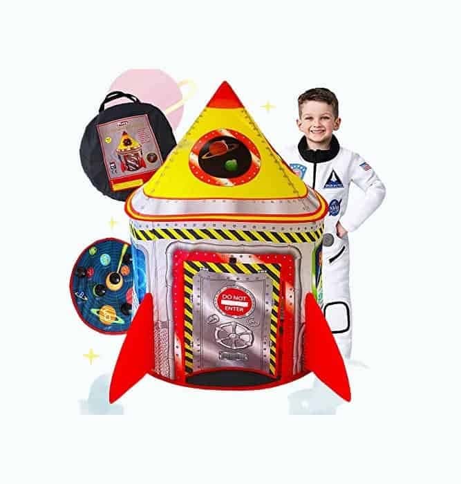 5-in-1 Rocket Ship Play Tent