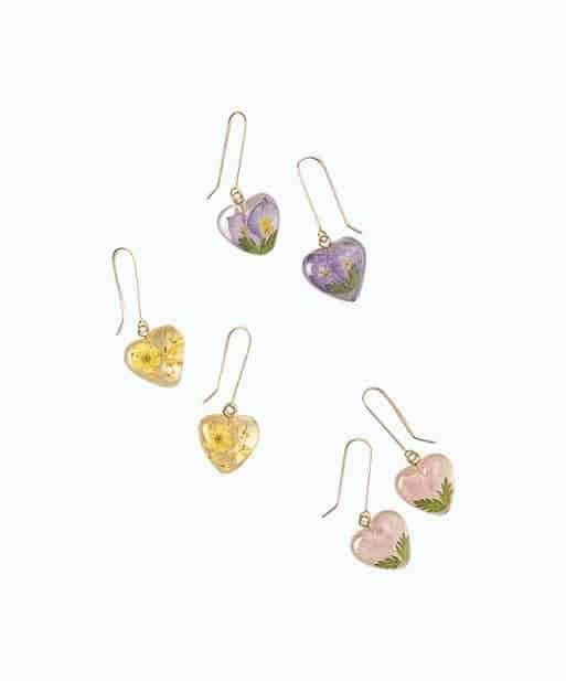 Birth Month Flower Earrings