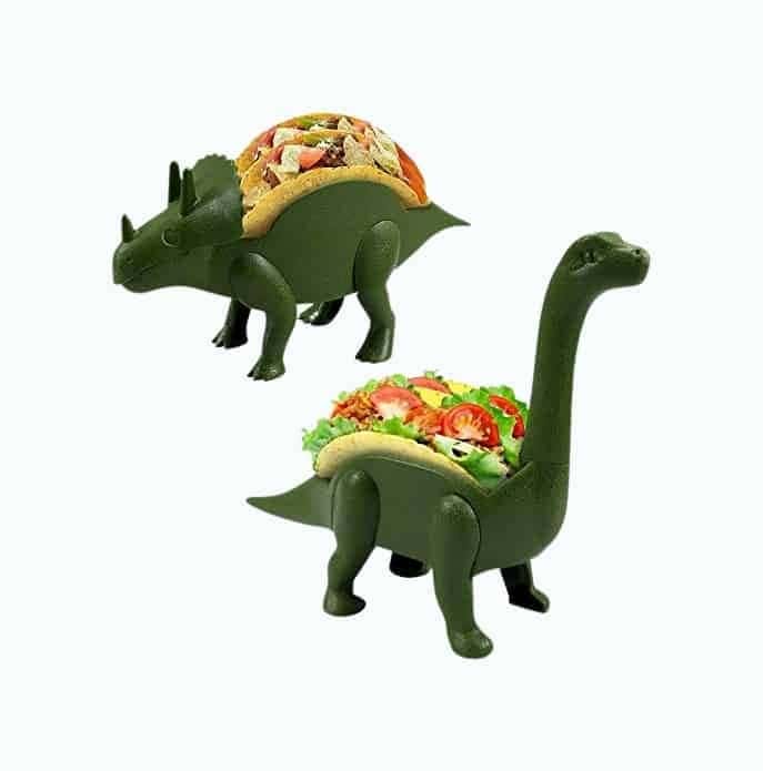 Dinosaur Taco Holder - Kids Plastic Novelty Taco Plate