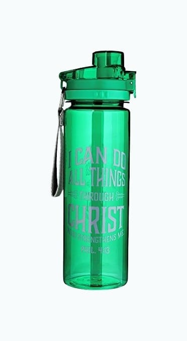 All Things Through Christ Water Bottle