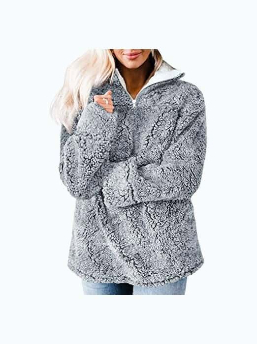 Sherpa Fleece Sweatshirt