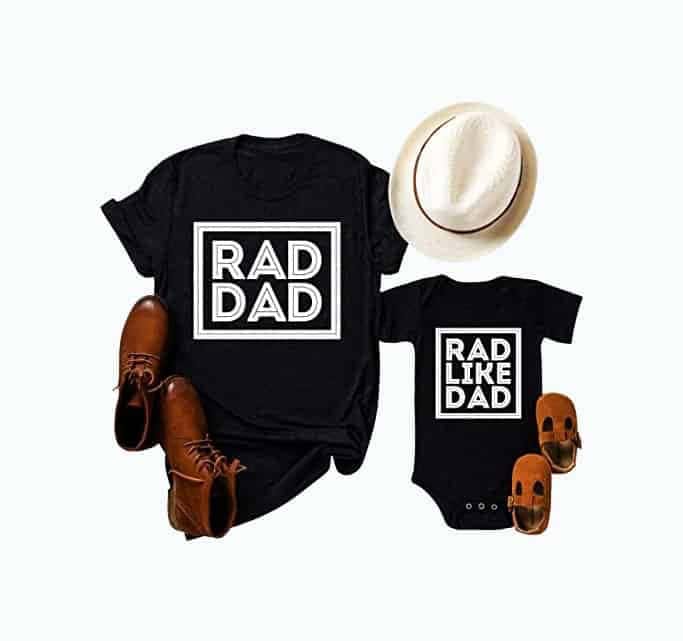 Father and Son Matching T-Shirt And Outfit