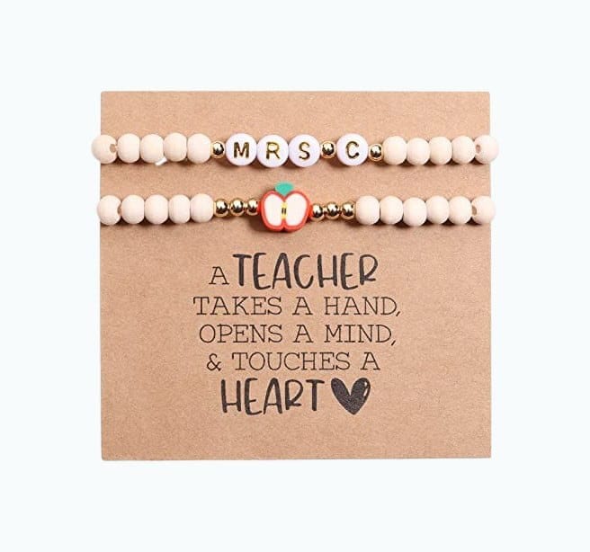 Personalized Teacher Bracelet