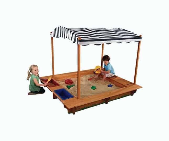 Outdoor Wooden Sandbox