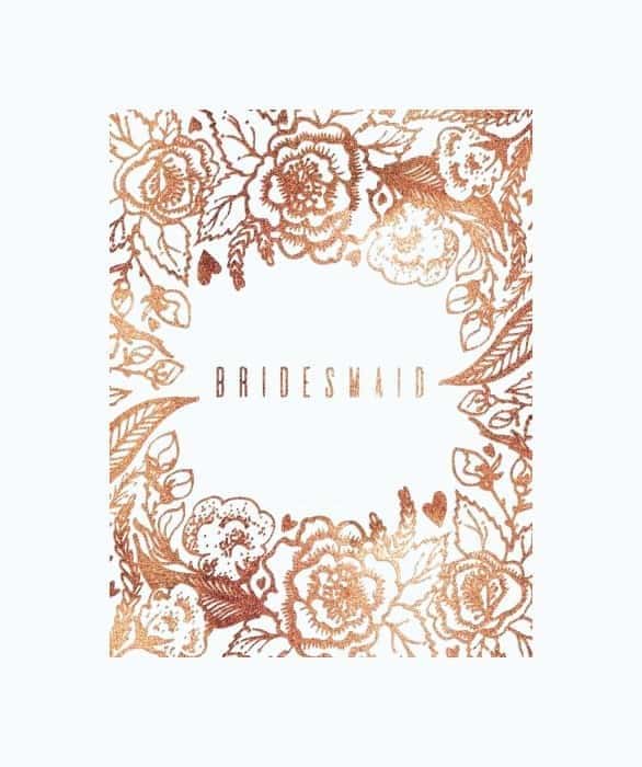 Bridesmaid Journal Notebook