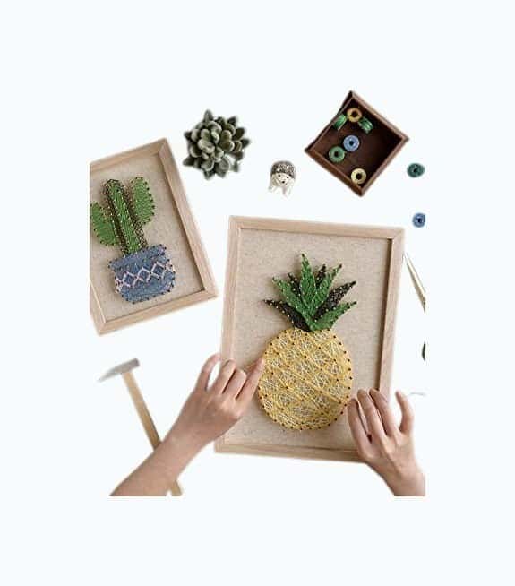 DIY Pineapple String Art Kit