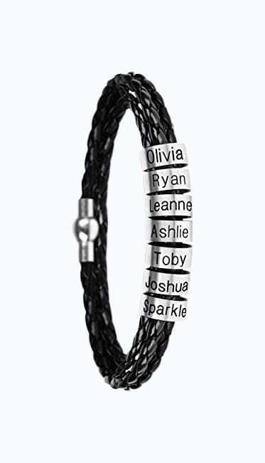 Personalized Dad Bracelet