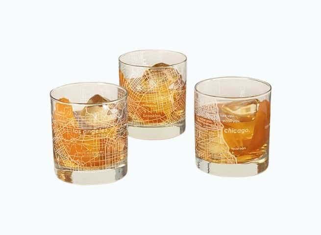 Urban Map Glass