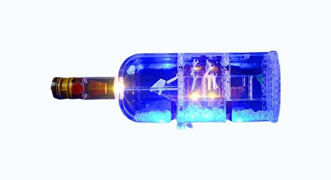 LED Ship In A Bottle