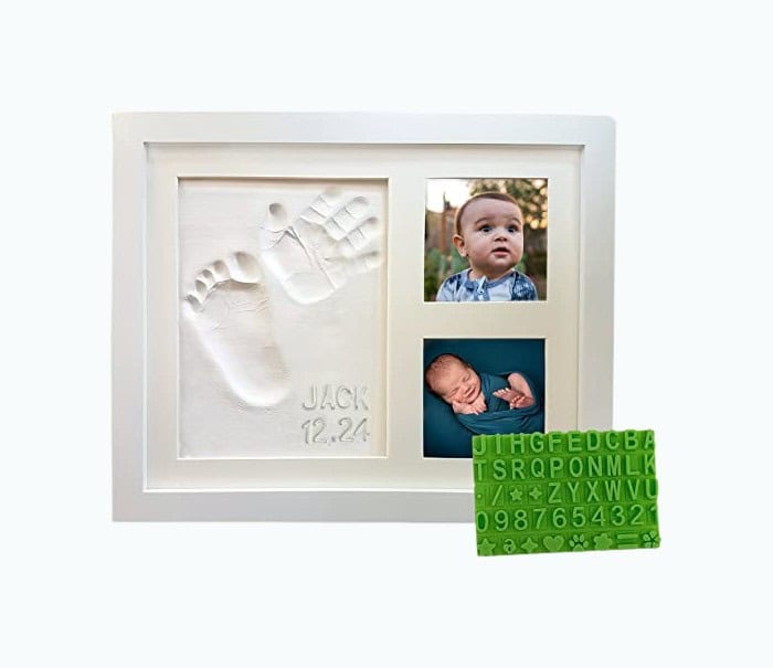 Baby Handprint & Footprint Keepsake Photo