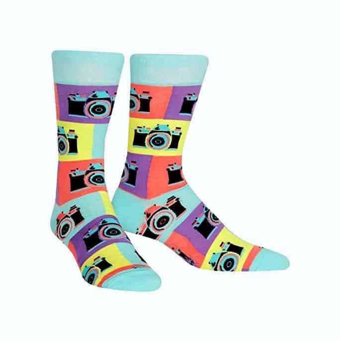 Retro Camera Socks