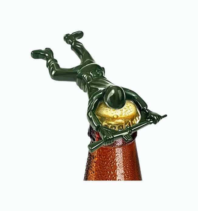 Green Army Man Bottle Opener