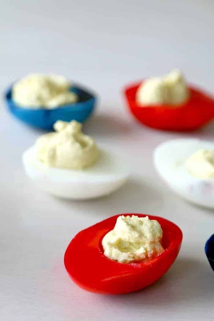 17 | PATRIOTIC DEVILED EGGS