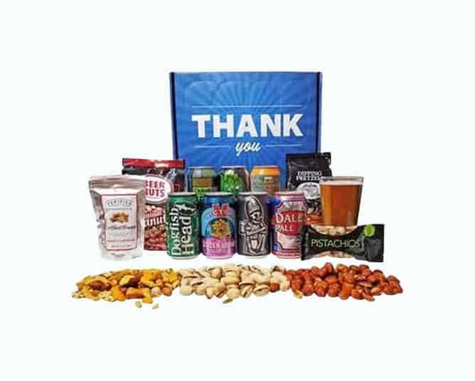 Thank You Beer Gift Basket