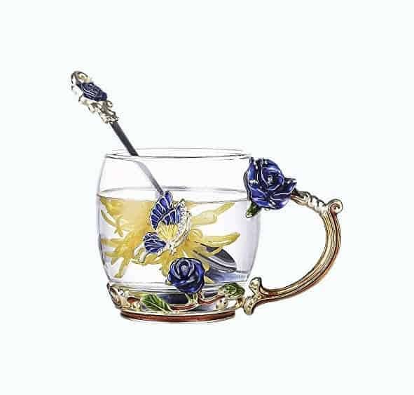 Butterfly Mug & Spoon