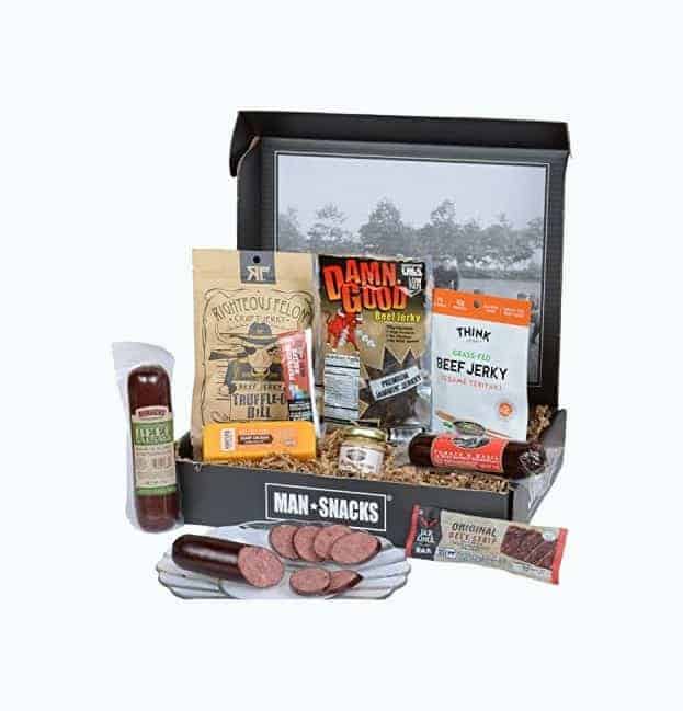 Man Snack Beef Gift Basket