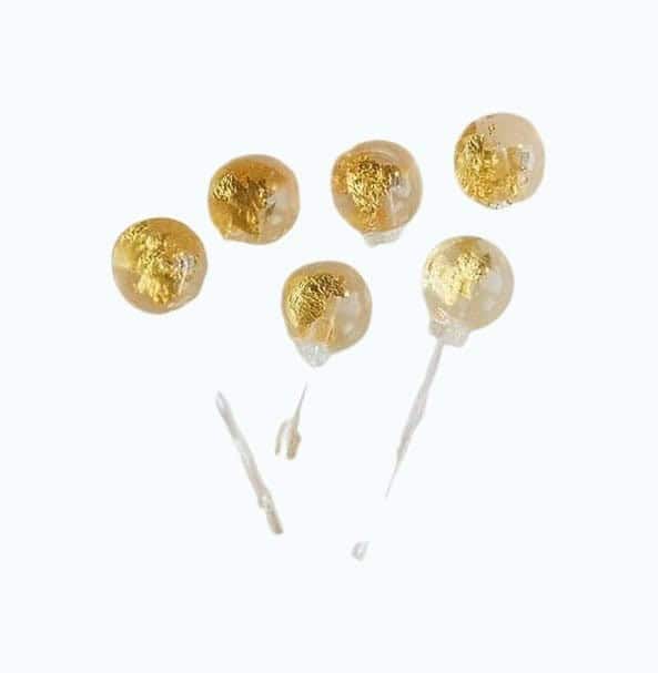 Edible Gold Lollipops