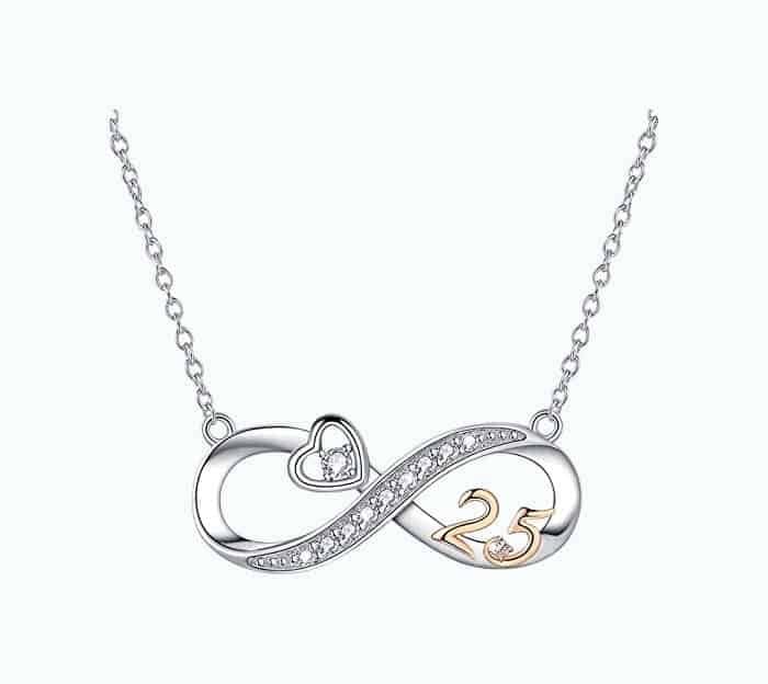 Sterling Silver Infinity Necklace