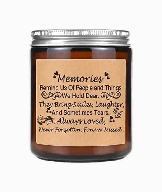 Aromaflare Lavender Scented Candles Unique Memorial Gifts