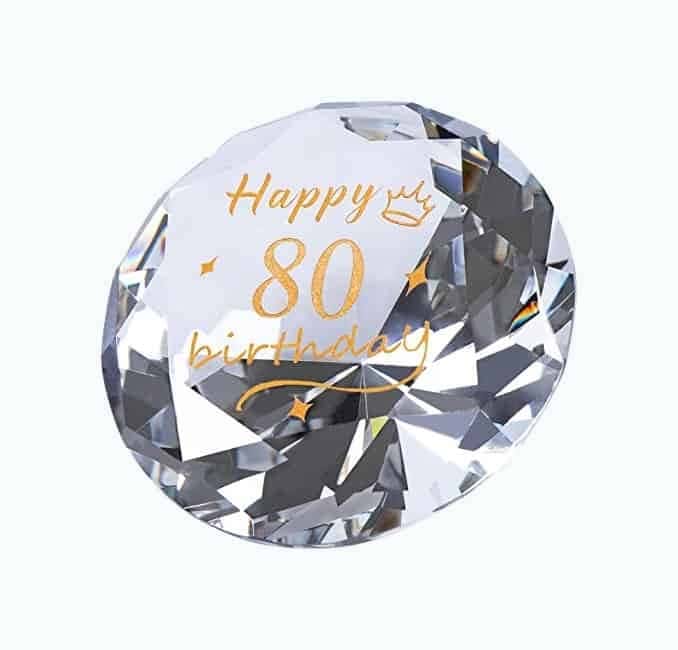 80th Birthday Diamond